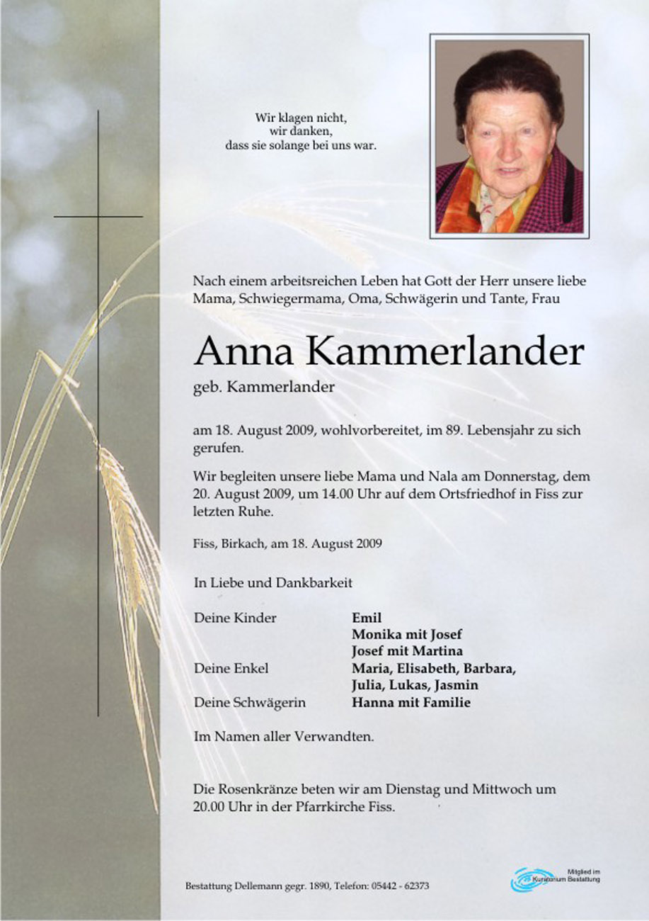   Anna Kammerlander