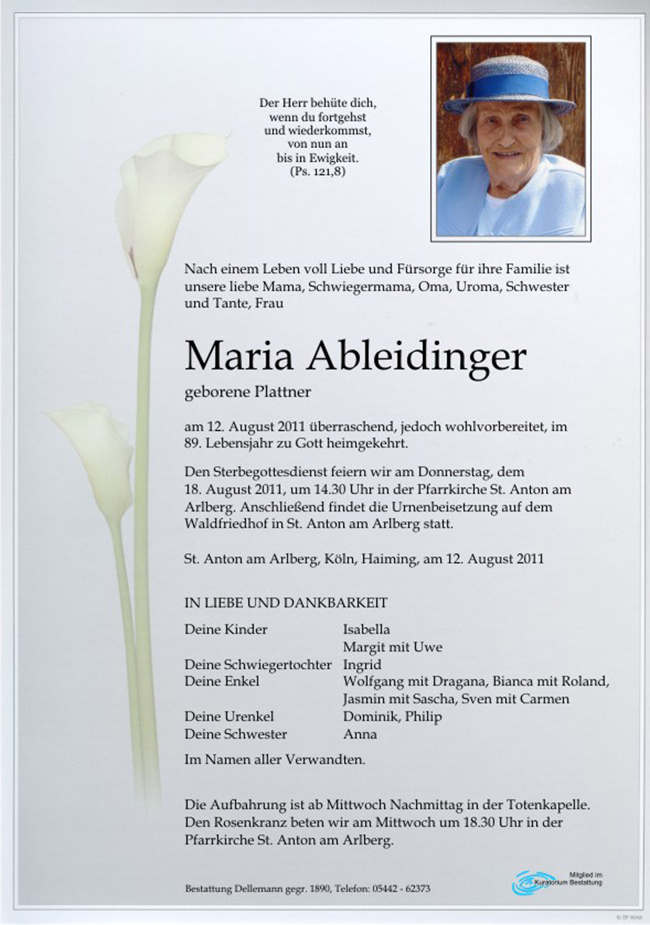   Maria Ableidinger