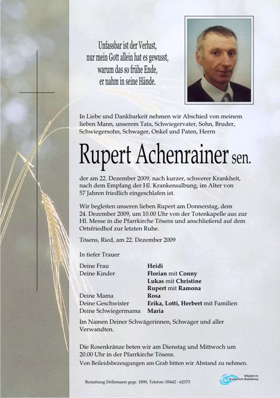   Rupert Achenrainer sen.