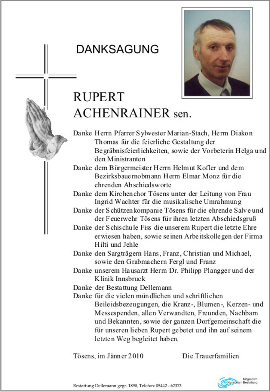   Rupert Achenrainer sen.