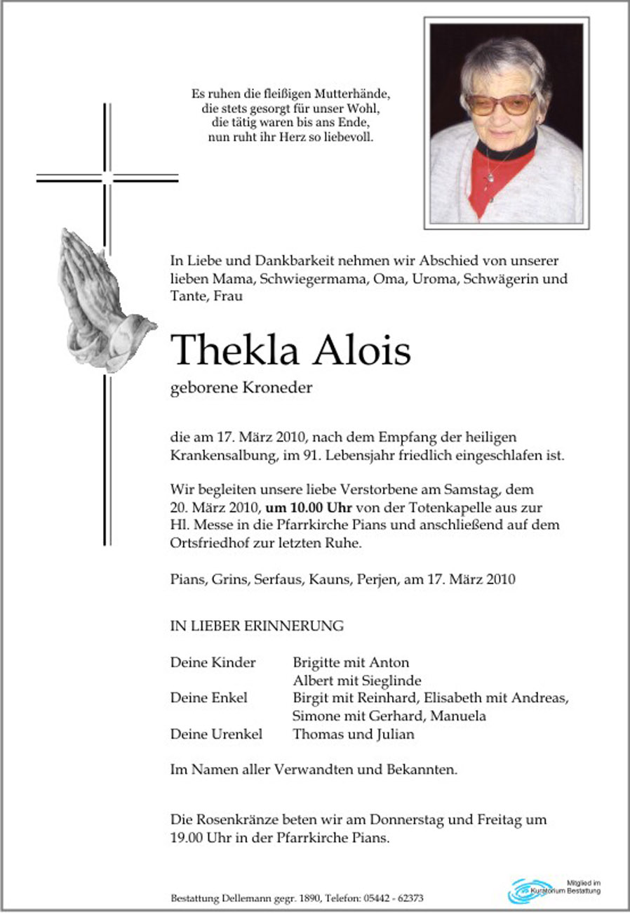   Thekla Alois