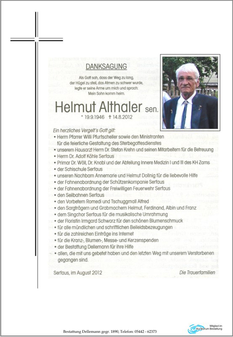   Helmut Althaler sen.