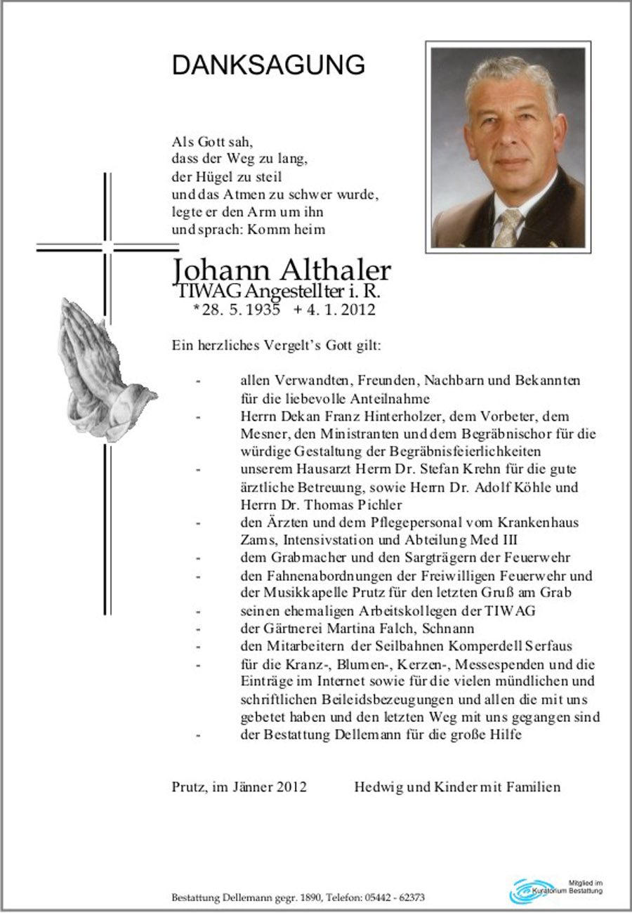   Johann Althaler
