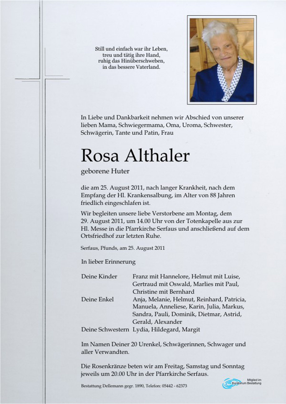   Rosa Althaler