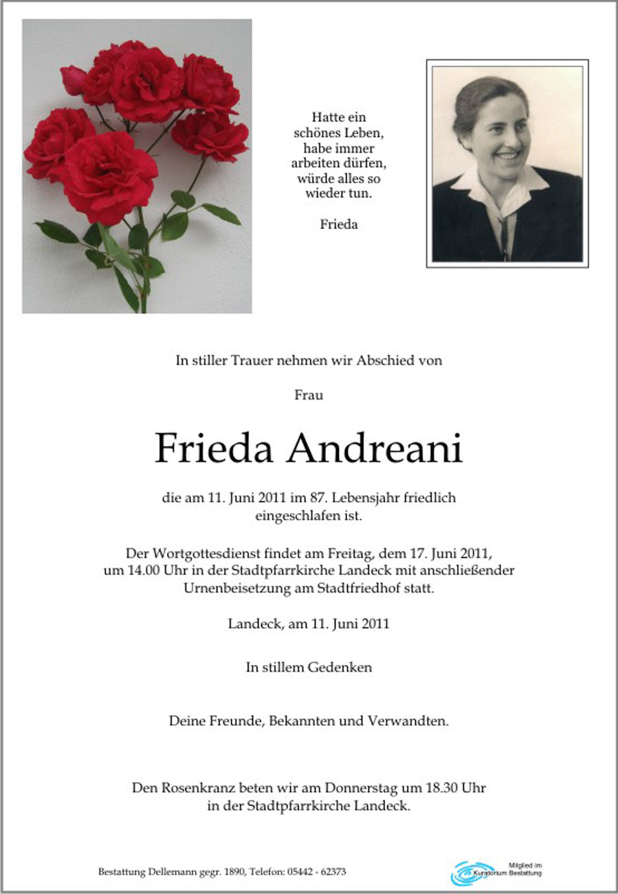   Frieda Andreani