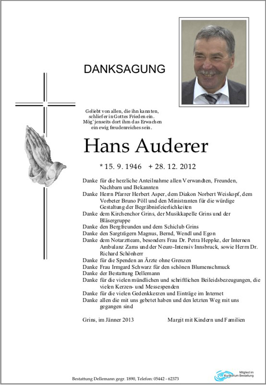   Hans Auderer