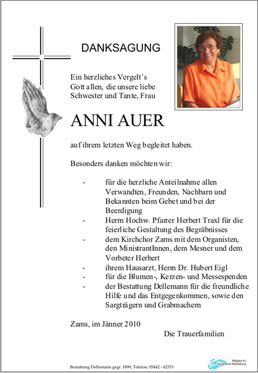   Anni Auer