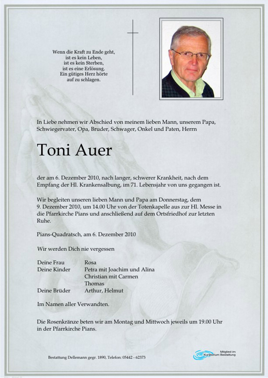   Toni Auer