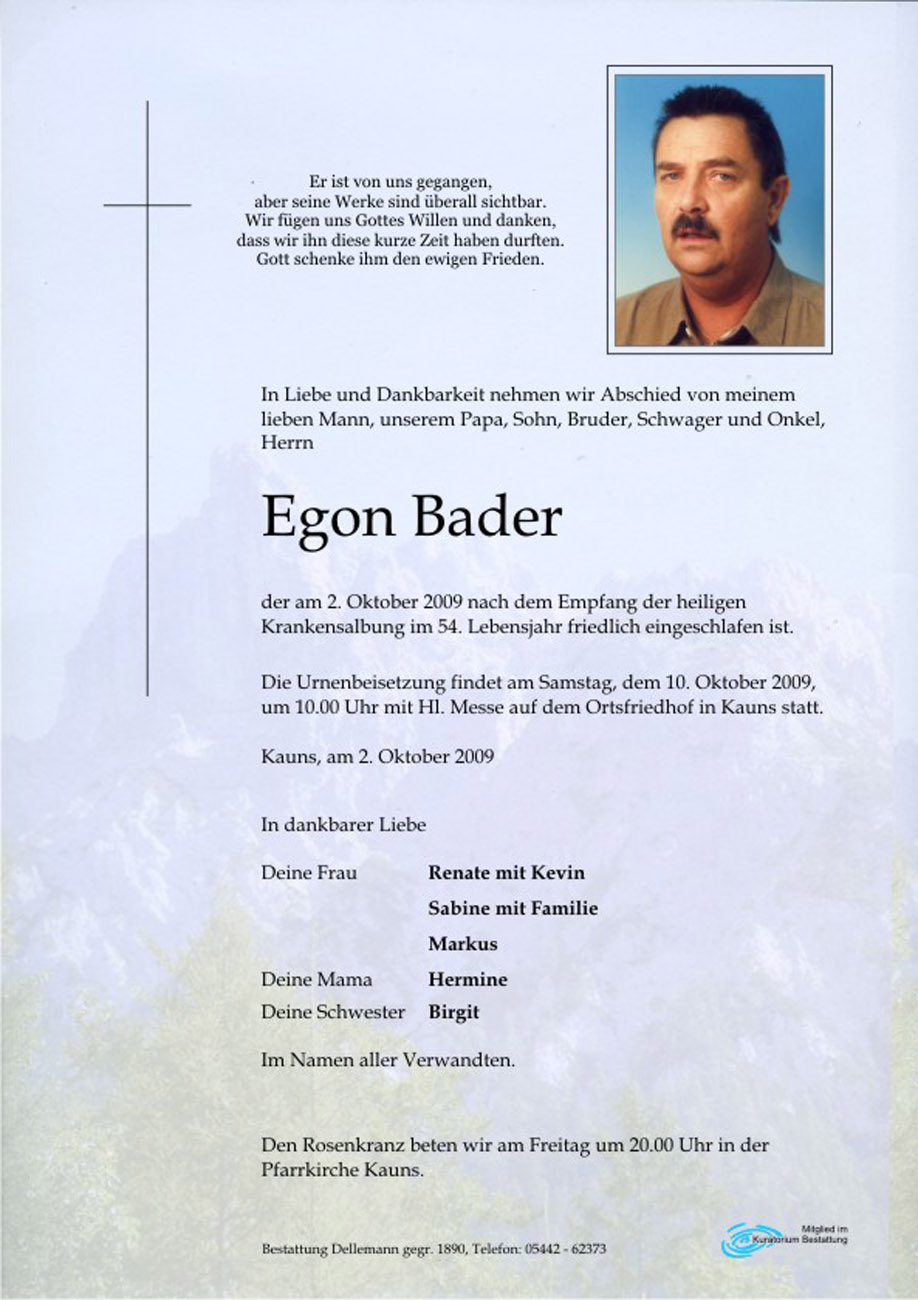   Egon Bader