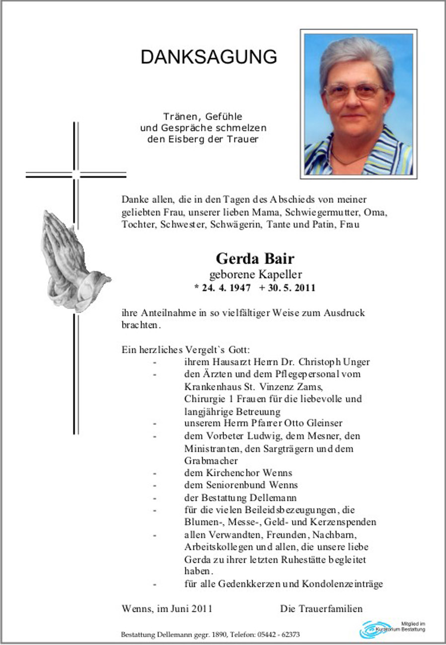   Gerda Bair