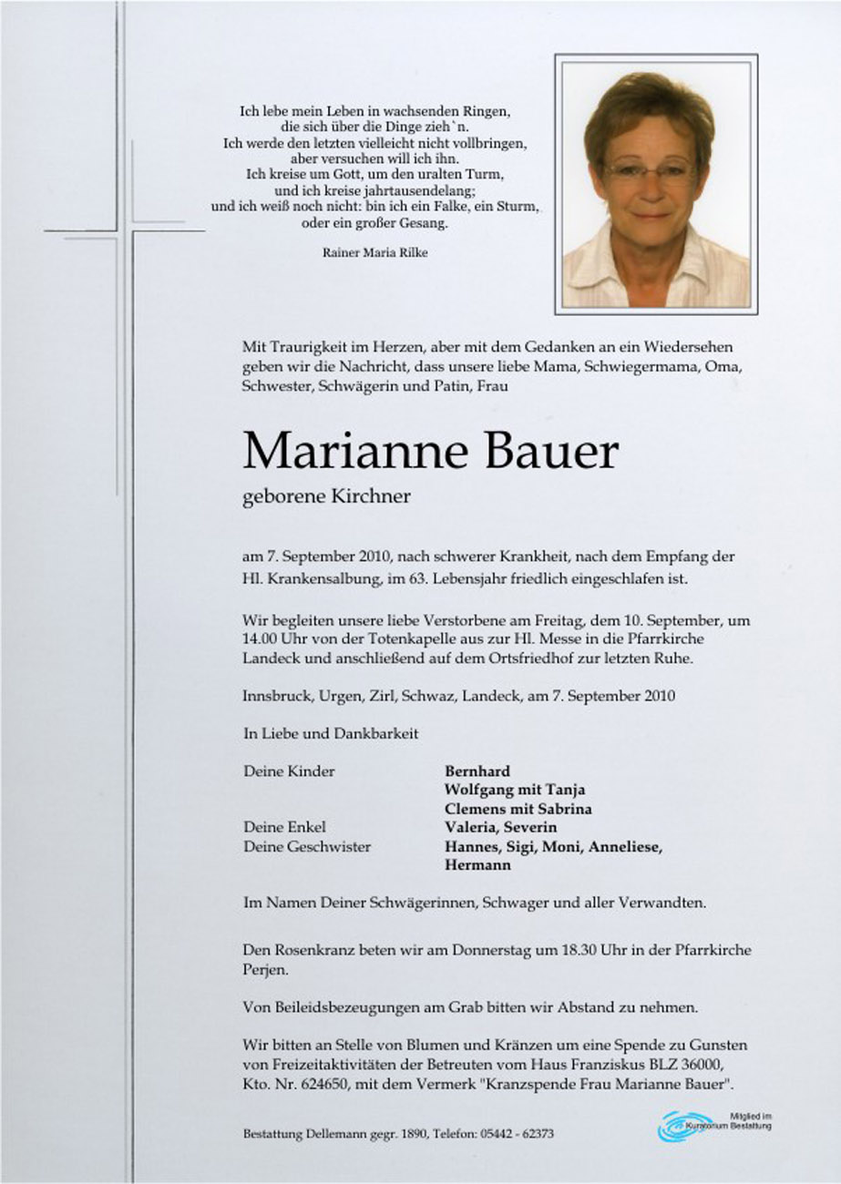   Marianne Bauer