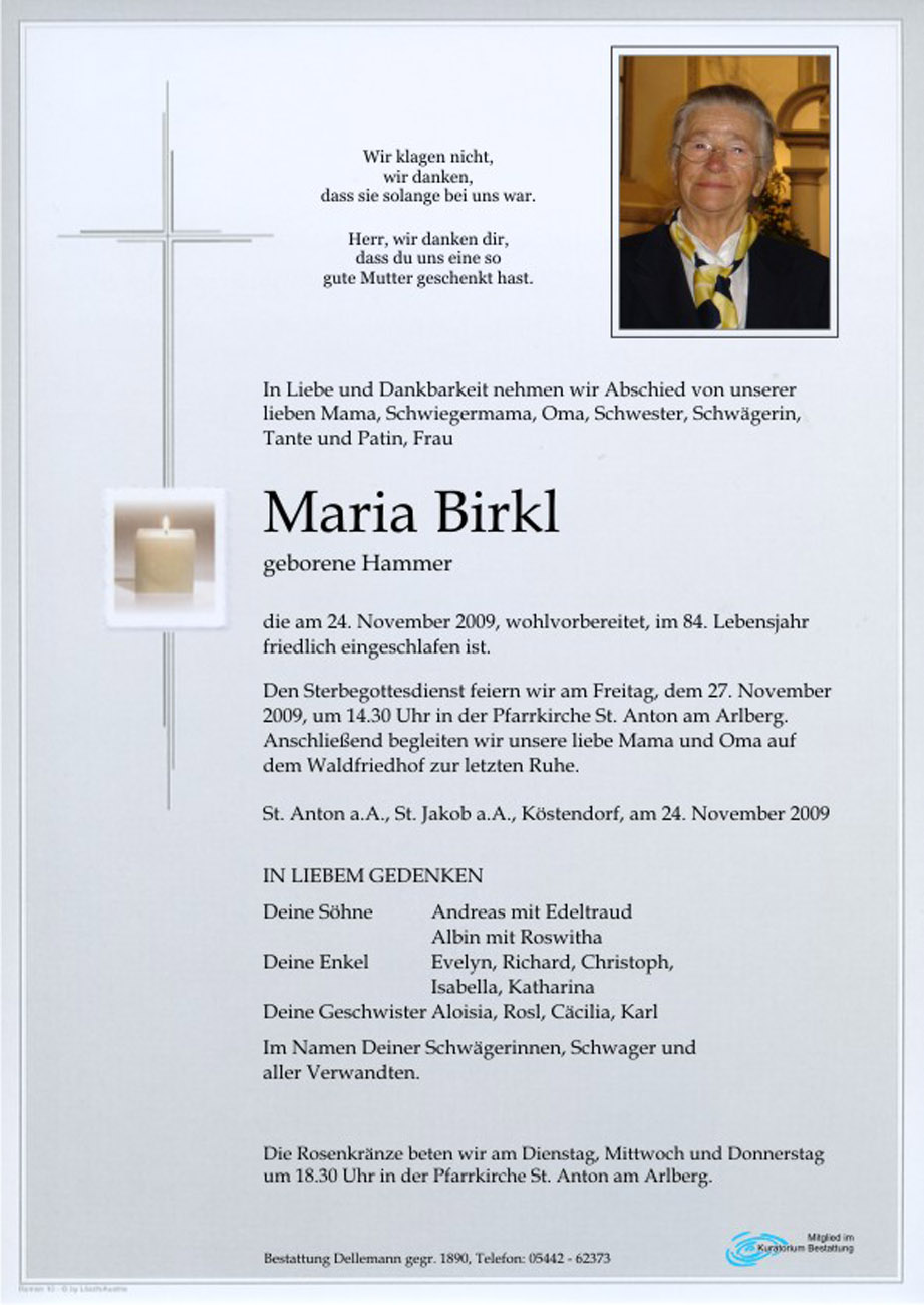   Maria Birkl
