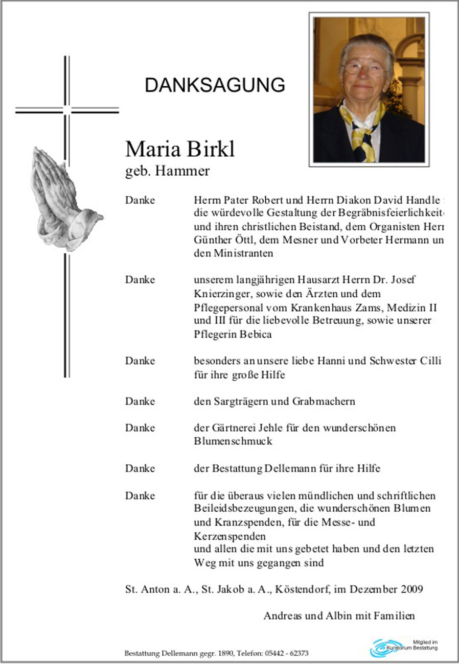   Maria Birkl