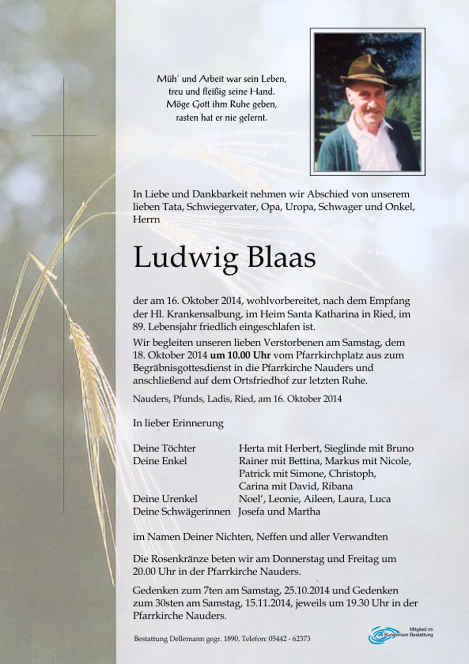 Ludwig Blaas 