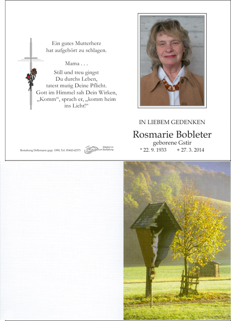 Rosmarie Bobleter 
