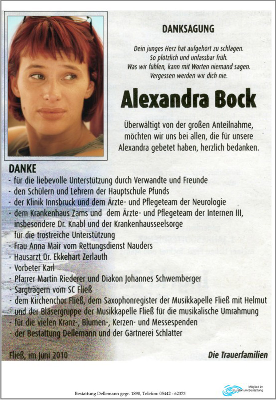   Alexandra Bock