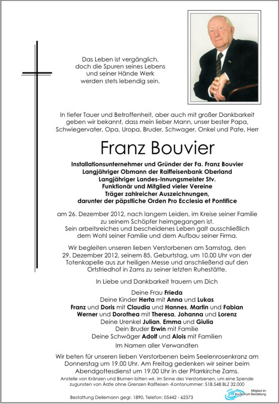   Franz Bouvier