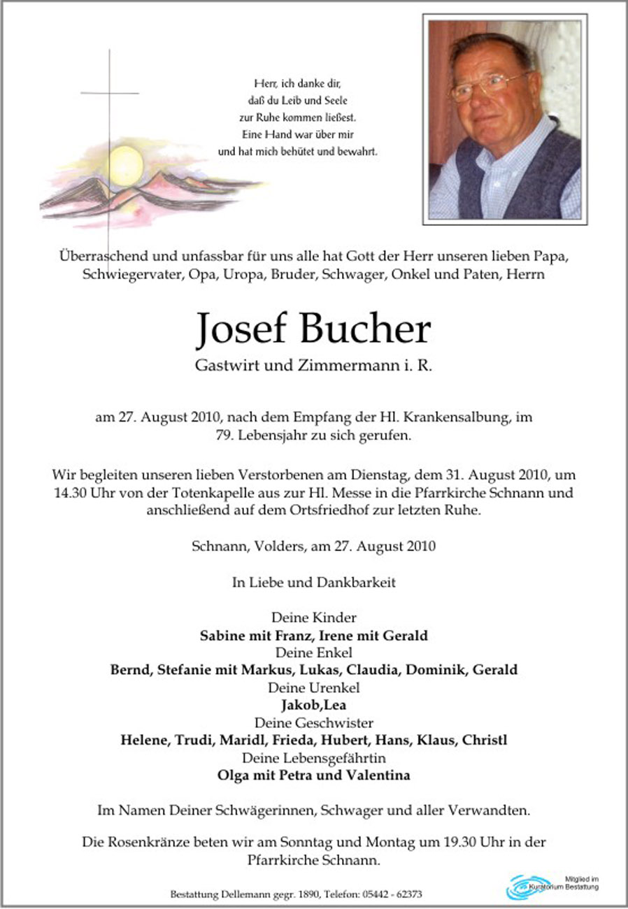   Josef Bucher