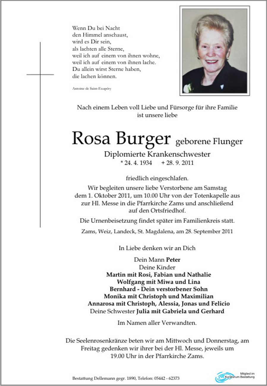   Rosa Burger