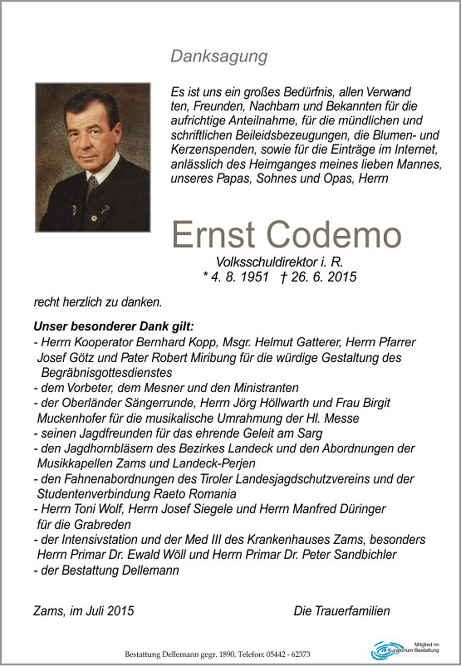 Ernst Codemo 