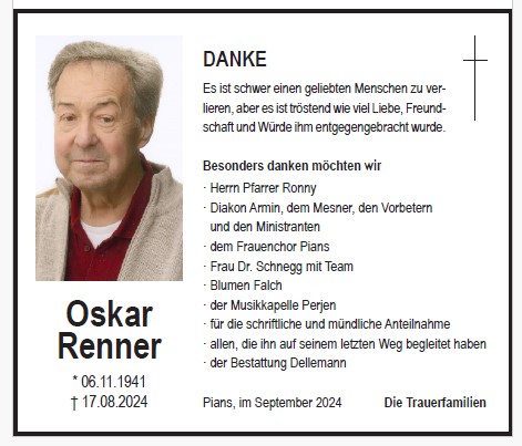 Oskar Renner 