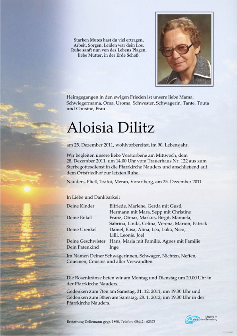   Aloisia Dilitz
