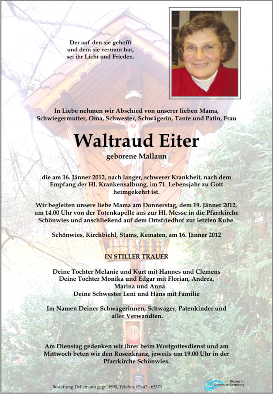   Waltraud Eiter