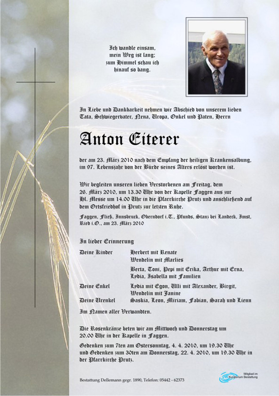   Anton Eiterer