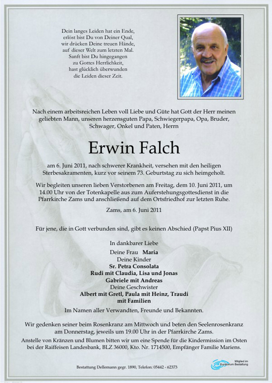   Erwin Falch