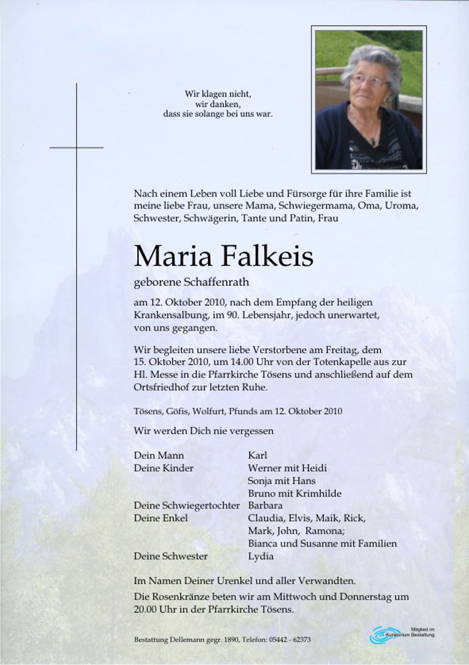   Maria Falkeis