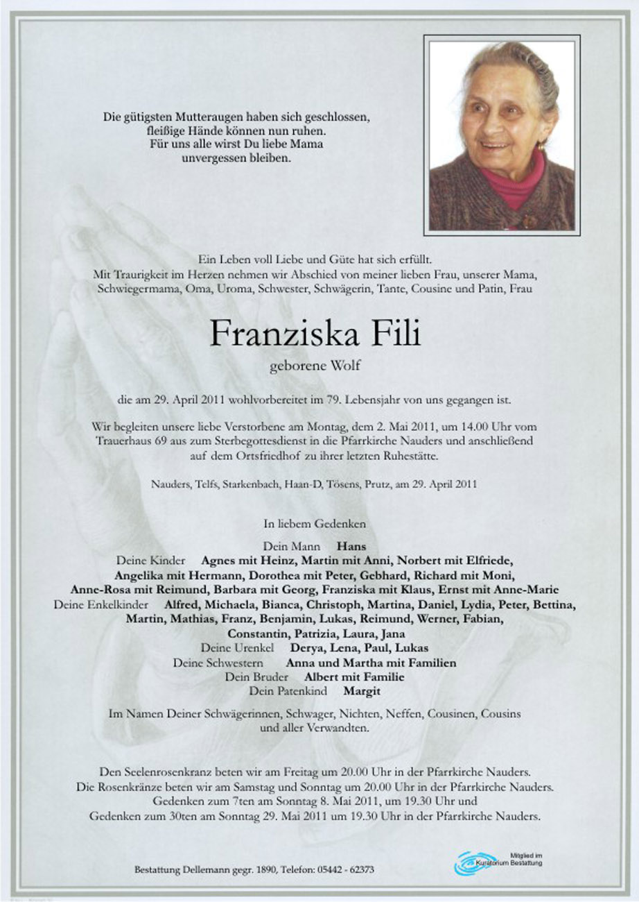   Franzsika Fili