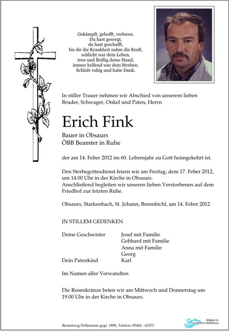   Erich Fink