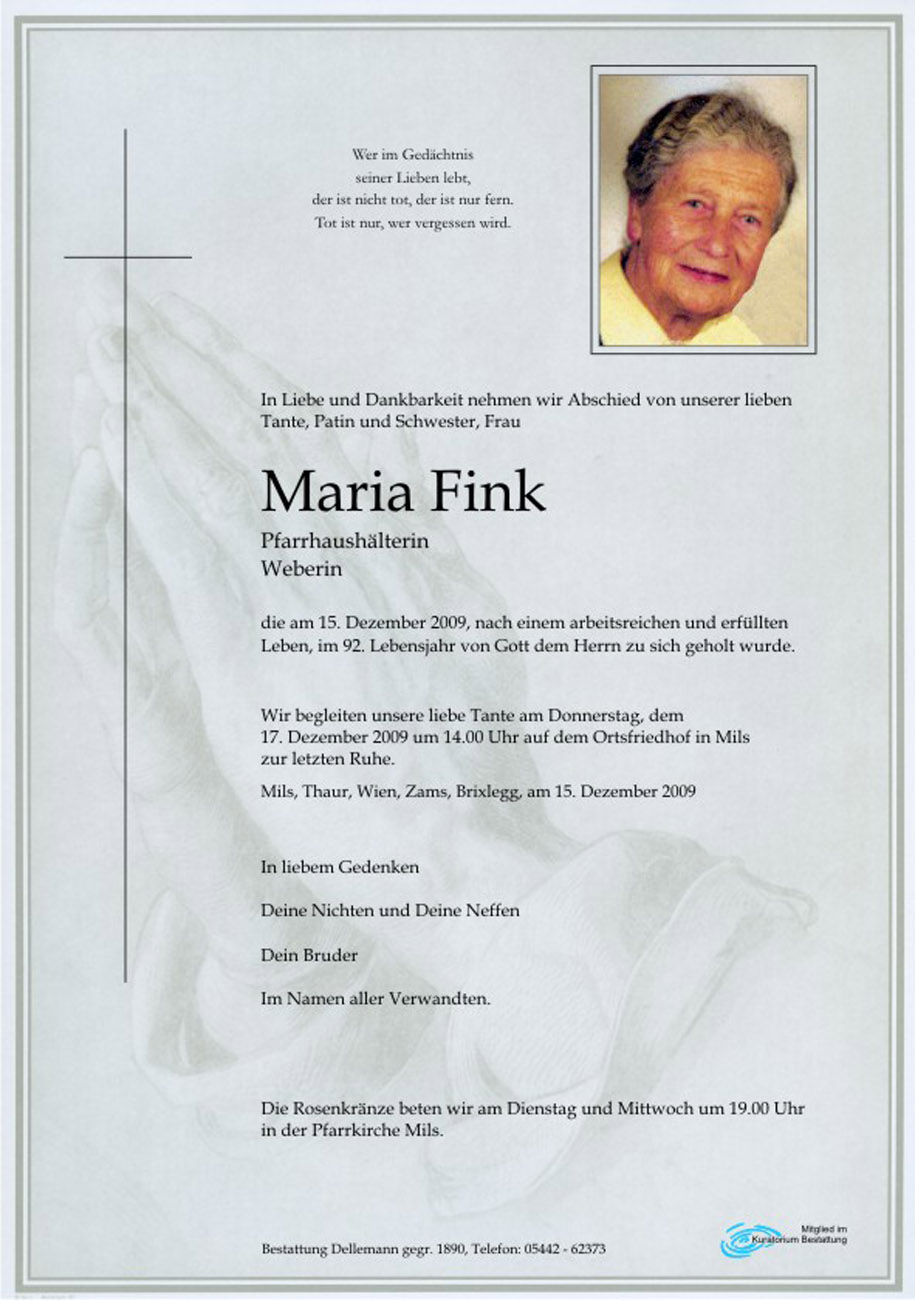   Maria Fink