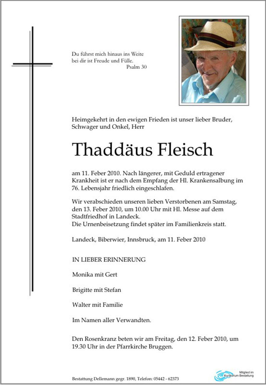   Thaddäus Fleisch