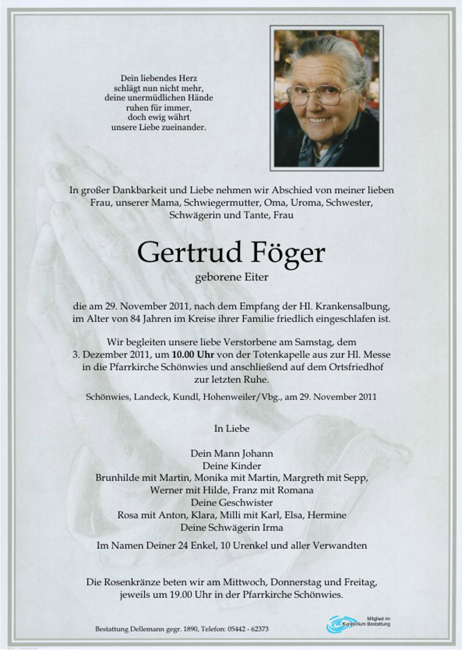  Gertrud Föger