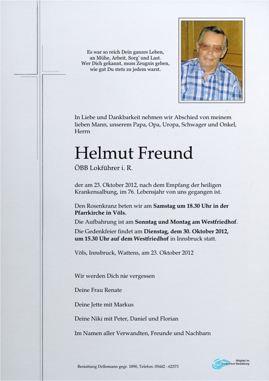   Helmut Freund