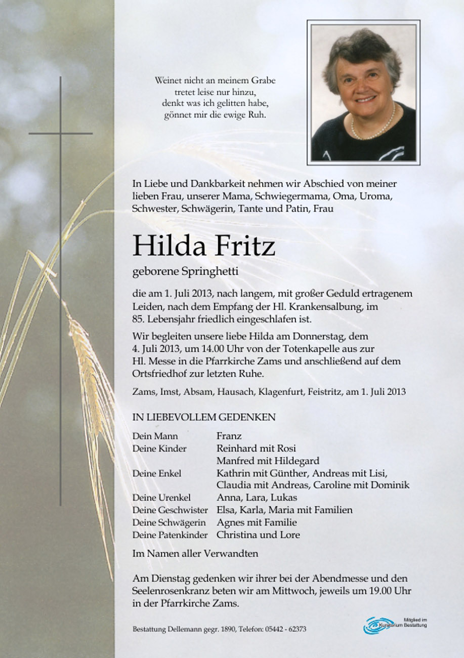 Hilda Fritz 