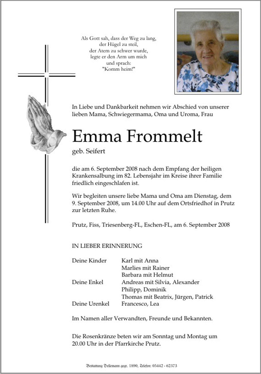   Emma Frommelt