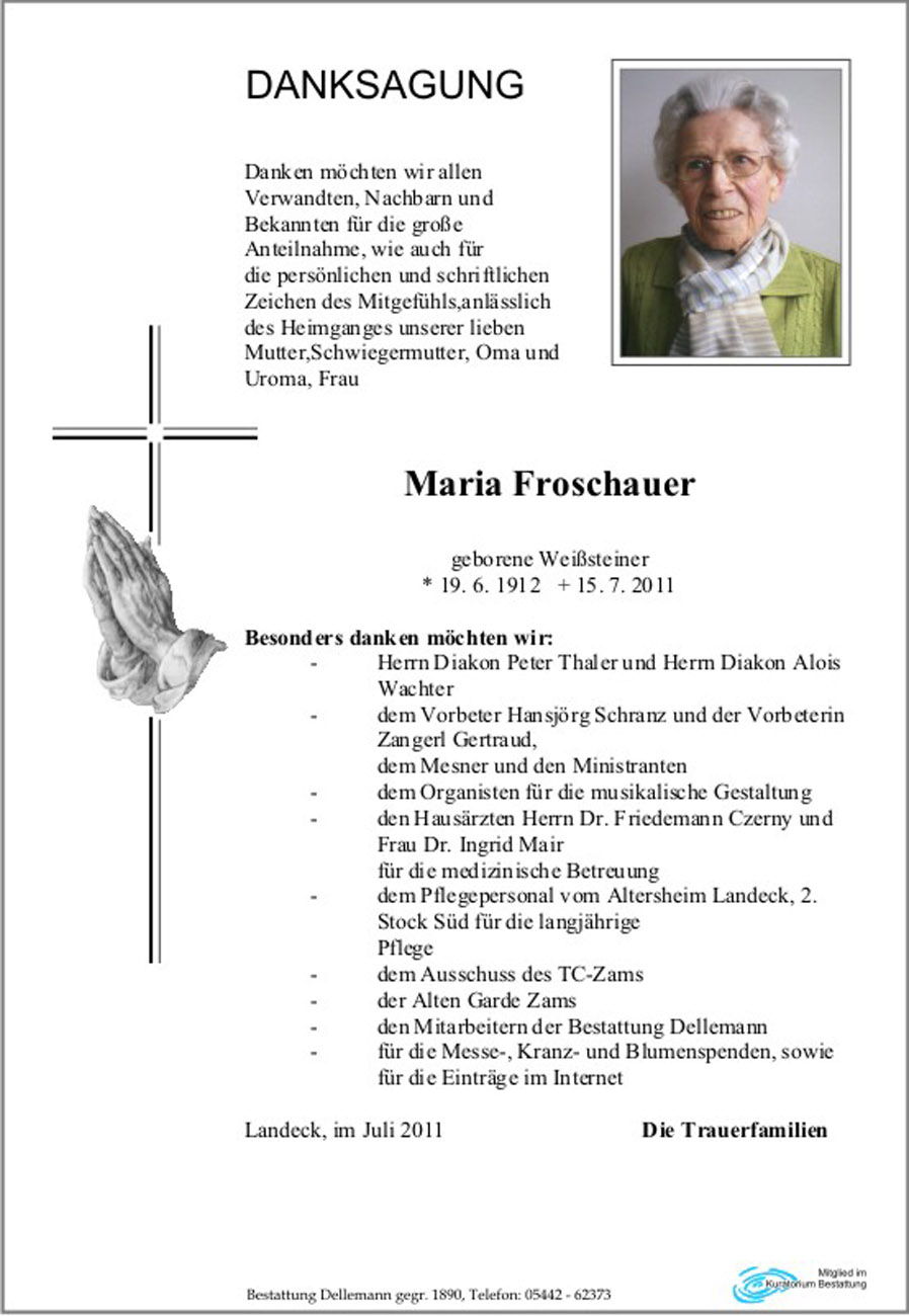   Maria Froschauer