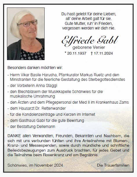 Elfriede Gabl 