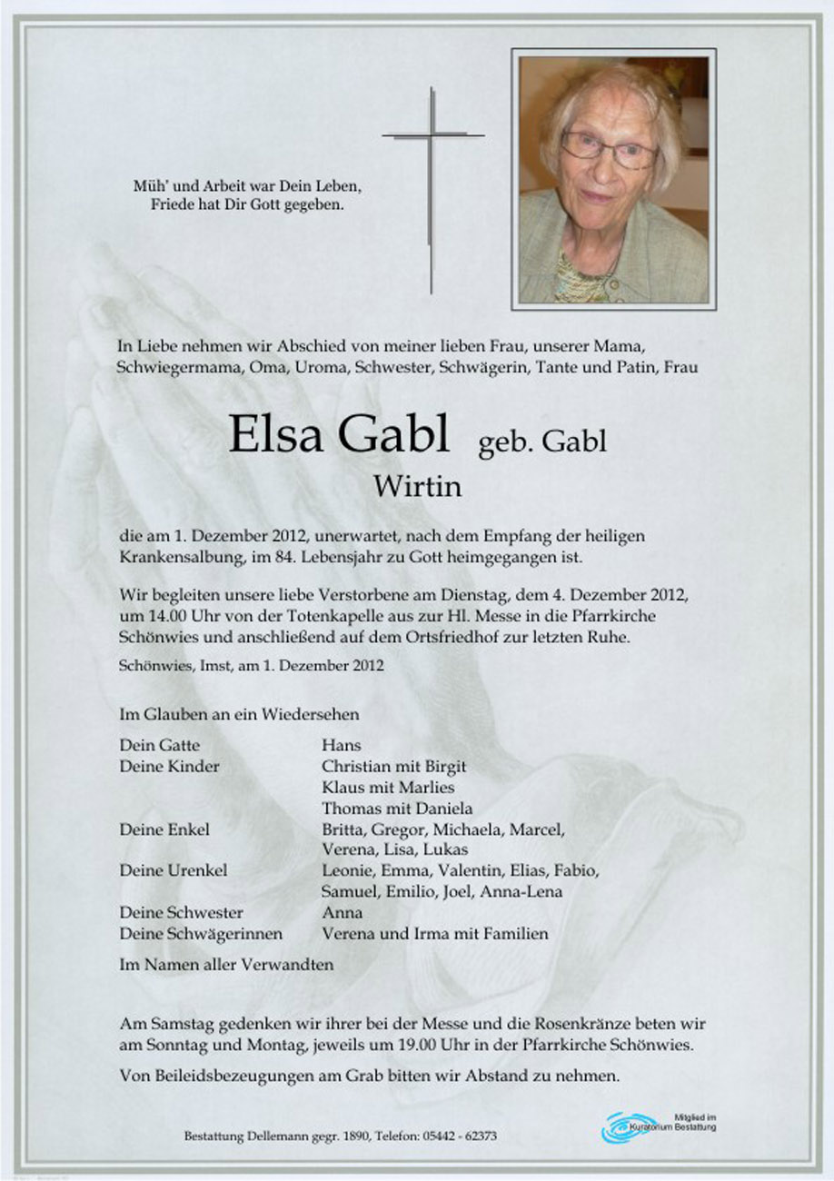   Elsa Gabl