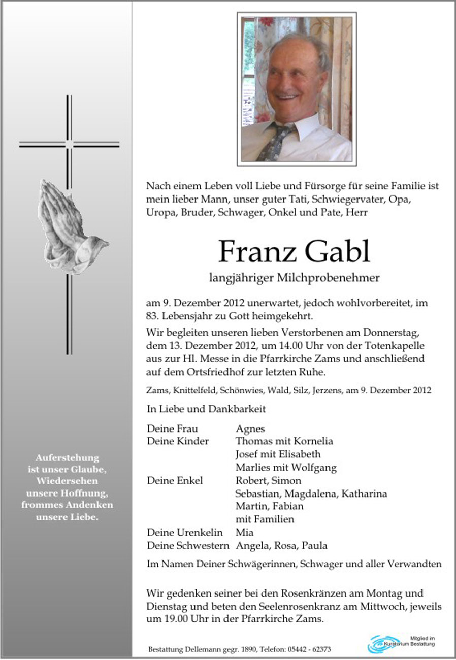   Franz Gabl