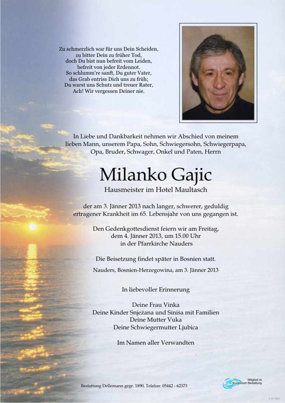   Milanko Gajic