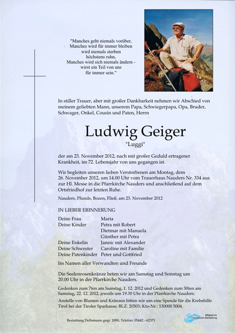   Ludwig Geiger