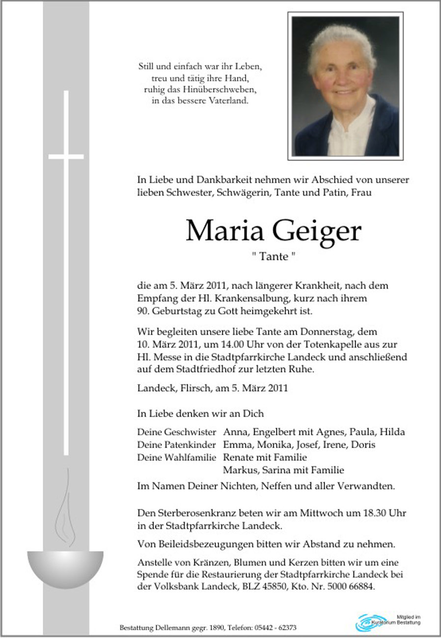   Maria Geiger