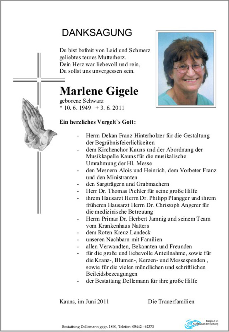   Marlene Gigele
