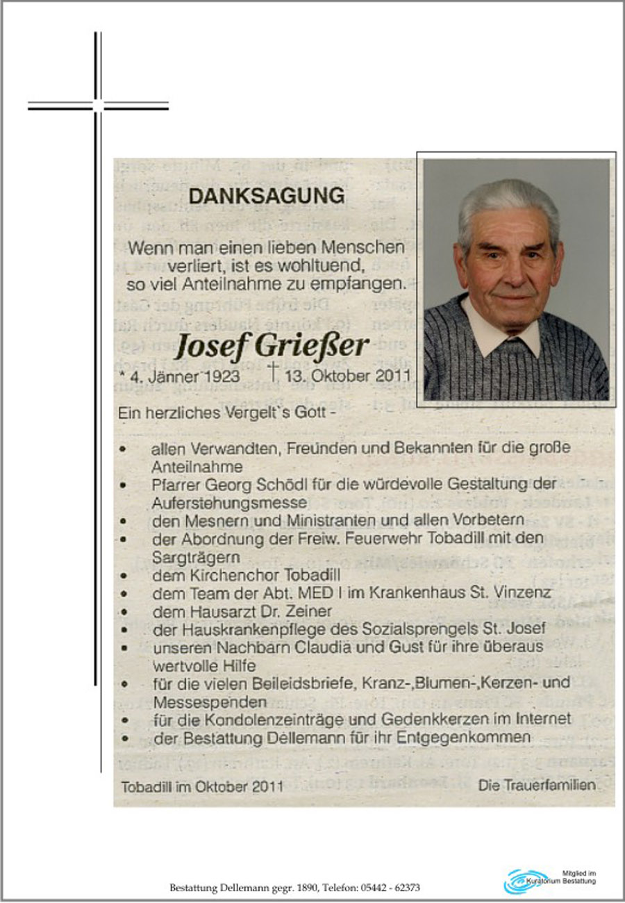   Josef Grießer