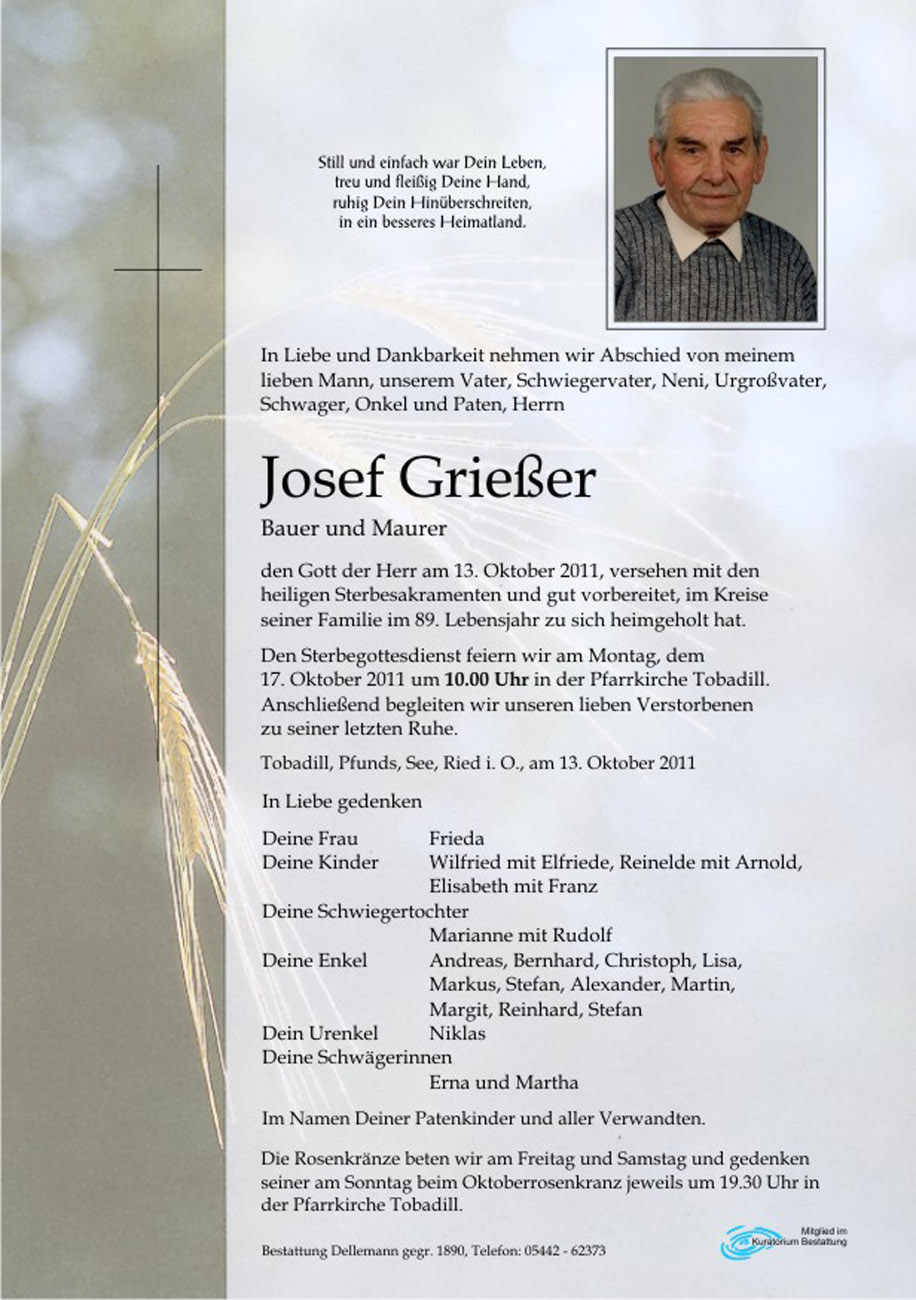   Josef Grießer
