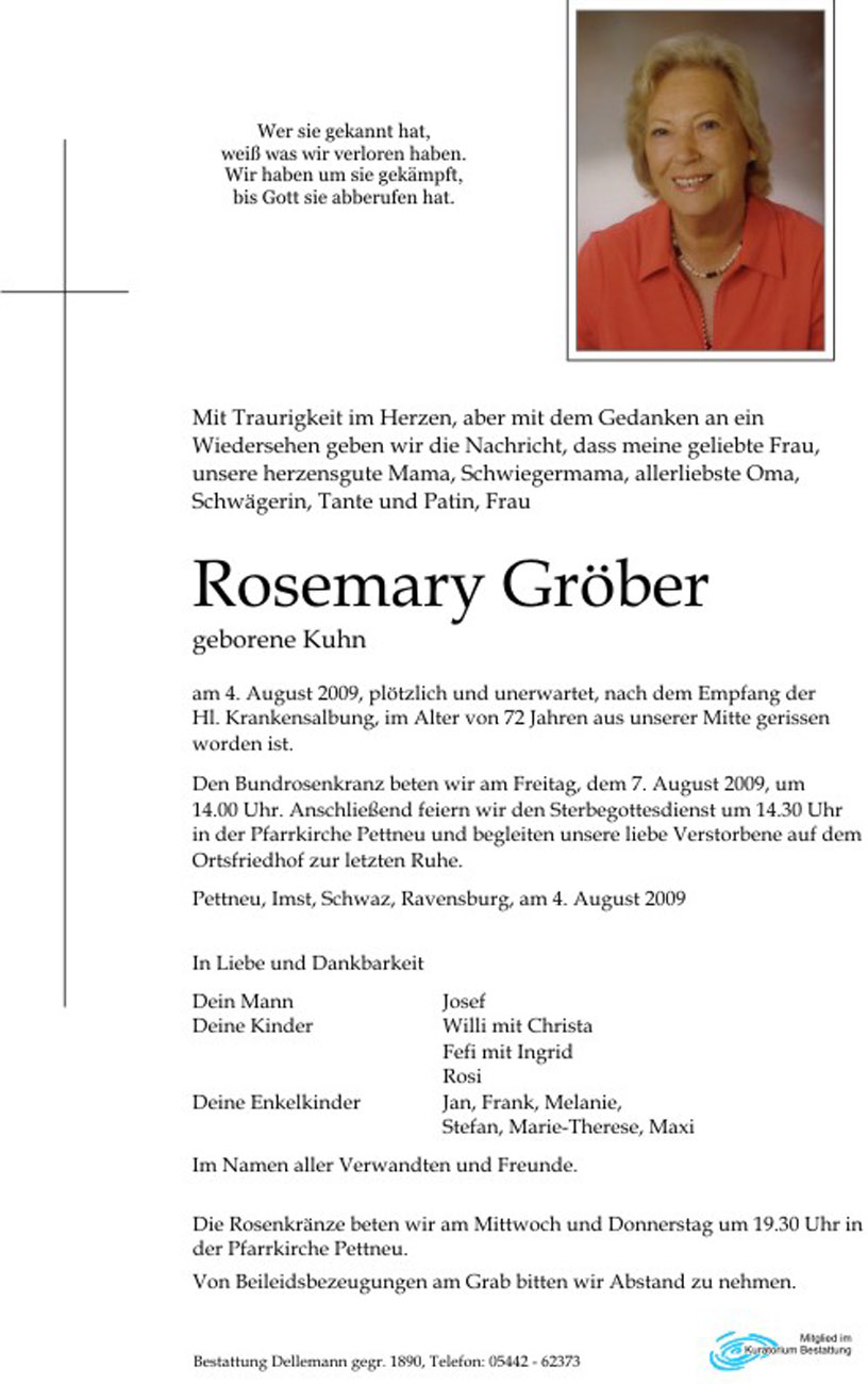   Rosemary Gröber