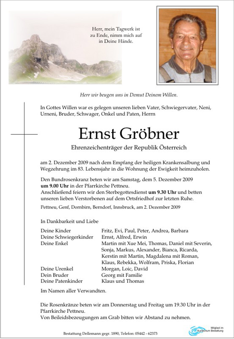   Ernst Gröbner